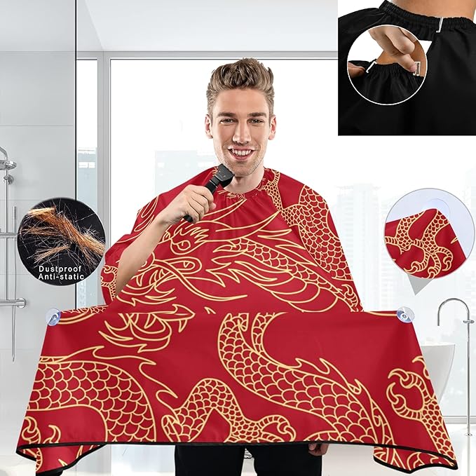 Stylish Barbershop Salon Barber Cape Haircut Cape Salon Apron Unisex Hair Cutting Apron for Men Women
