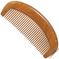 Wooden Beard Comb for Men, Fine Tooth Wooden Comb for Women - Green Sandalwood