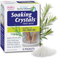 PediFix Soaking Crystals Foot Bath – 6 Packets – Therapeutic Foot Soak with Tea Tree Oil & Epsom Salt for Sore, Tired, Achy Feet
