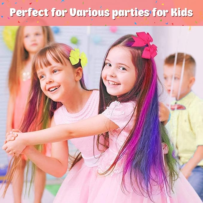 MSDADA 10 Color Hair Chalk for Girls - Hair Chalk Comb Kids Temporary Hair Color Dye - Teen Girl Gift Hair Stuff Accessories Makeup Kit Christmas Gifts Toys for Girls Age 6 7 8 9 10 11 12 13 Year Old