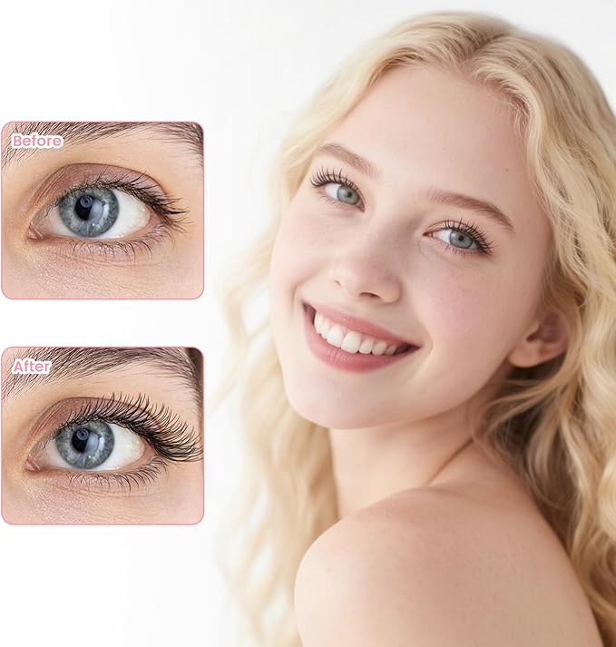 Heated Eyelash Curler, Fast Heat Up in 3s and 24h Long-Lasting Eye Lash Curler for Women, Safe Anti-Burn Heated Lash Curlers, USB Rechargeable Eyelash Curlers with Sensing Heating Silicone Pad(White)