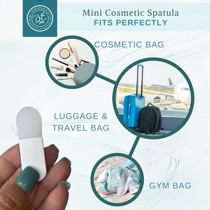Face Mask Applicator Tool Mini 10pk Makeup Spatula Cosmetic Silicone Face Mask Applicator Beauty Skincare Spatula Tool for Facials, Gel, Peel, Clay, Lotion, Serum, Cream