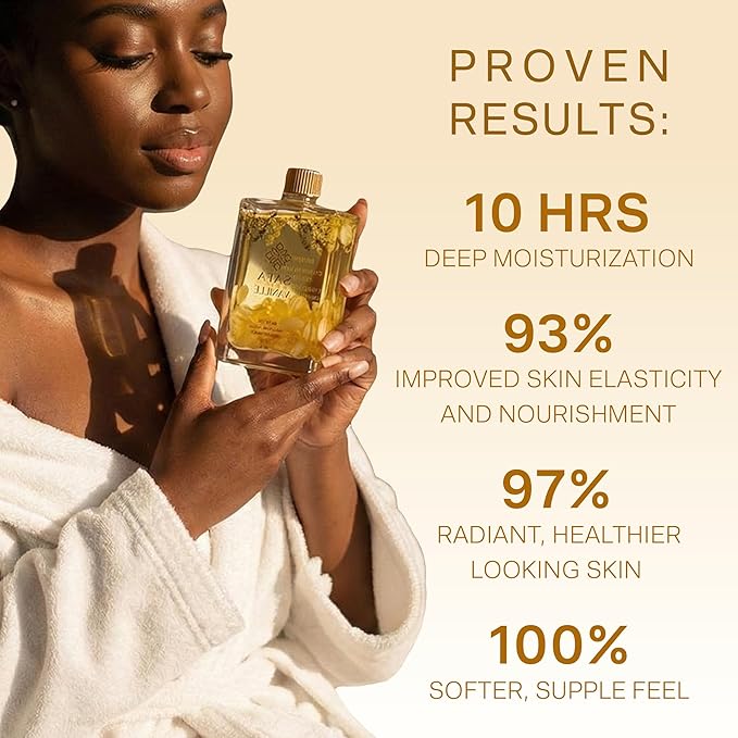 SAFA Vanillé Oil - Organic Oil for Face, Body, Hair, Nails & Aromatherapy | Vanilla Extract & Jasmine Petals - Essential Oil for Diffusers | After Shower Body Oil | Skin Moisturiser (4 Fl Oz)