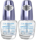L.A. COLORS Salon Fabulous Nail Treatments, Crystal Hard Nail Strengthener CNL524 (Pack of 2)