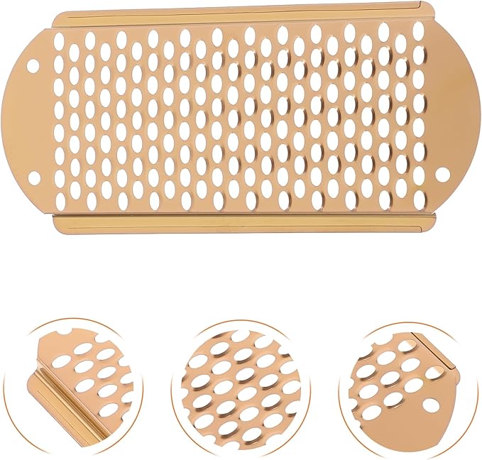 3pcs Foot File Replacement Blades, Stainless Steel File Callus Tool Corn Remover Skin Remover Foot File Tool Feet Shaver Dead Skin Convenient Foot Scraper (Gold)