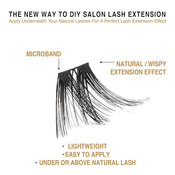 i•ENVY Extended False Eyelashes Faux Mink Featherlight Reusable Artificial Eyelashes Multipack Lash Clusters