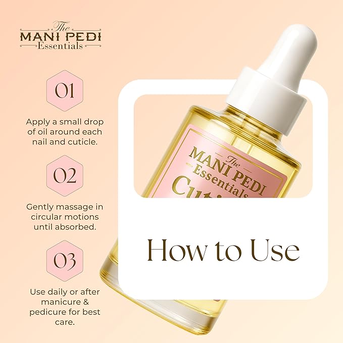 Nourishing Cuticle Oil enriched with Jojoba Oil, Vitamin E & Sweet Almond Oil. Manicurist's Choice for Healthy, Nourished Nails & Cuticles – 1 Fl Oz