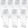 7 Pcs Travel Cotton Swab Holders – Mini Dustproof Swab Cases for Makeup, Cotton Balls, Floss, Hair Ties & Small Cosmetic Storage