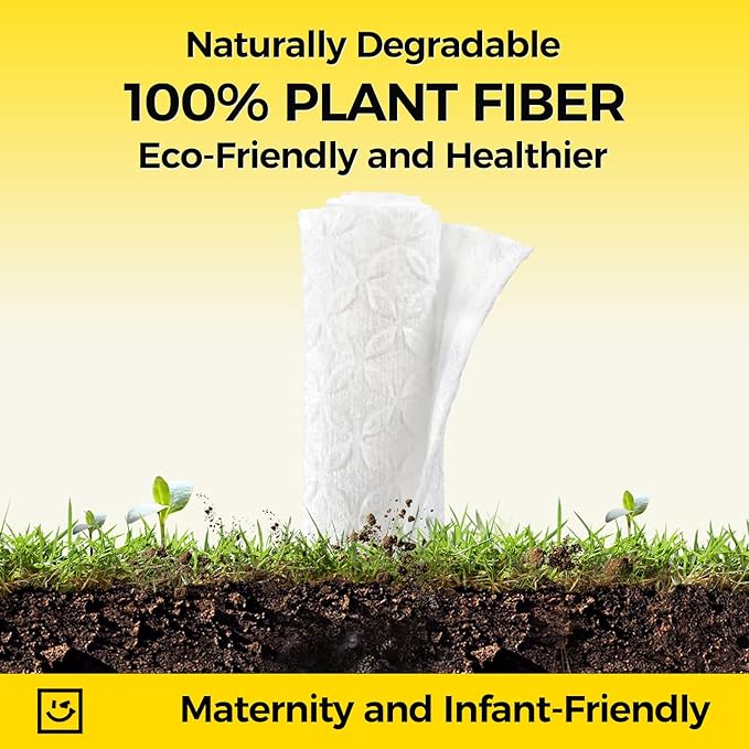 Face Towels, Disposable Clean Towels, Extra Thick, Hypoallergenic for Sensitive Skin, Unscented Lint-Free, Dry Wipes for Cleansing & Makeup, Dual-Textured AB Sides, Travel, 200 Counts (4 Pack)