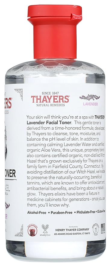 THAYERS Witch Hazel Lavndr Alcfre, Clear, 12 Fl Oz