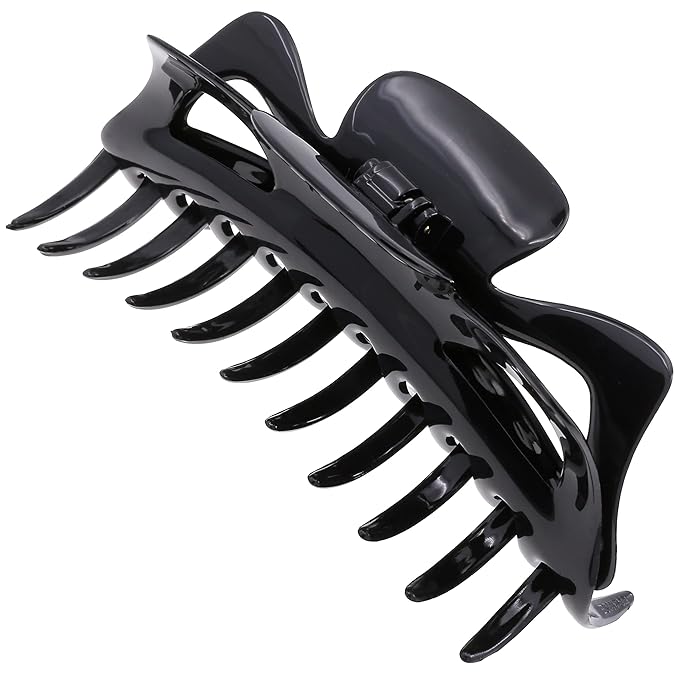 Camila Paris CP117 French Large Hair Clips for Women Thick Hair for Long Curly Wavy Hair, Girls Hair Claw Clip, Durable Styling Big Claw Clip for Thick Hair, Strong Hold No Slip Grip, Made in France