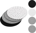 SHACOS 8 Inch Trivets for Hot Dishes, 4 Heat-Resistant Cotton Trivet Mats for Kitchen, Hot Pads for Countertops and Table, Pot Holders for Hot Pots and Pans, Black