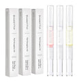 Nail Strengthen Oil Pen | Fast-Absorbing Cuticle Oil with Biotin & Ginseng | For Brittle & Peeling Nails | Jasmine, Rose, Lemon Scents | Home, Office, Travel Use (3PCS)