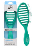 Wet Brush Speed Dry Hair Brush, Amazon Exclusive Aqua, Vented Design & Soft HeatFlex Bristles, Blow Dry Safe, Ergonomic Handle Manages Tangles & Uncontrollable Strands, Pain-Free Hair Accessories