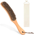 Horsehair Hat Brush, Felt Hat Cowboy Hat Brushes Cleaning Kit with Storage Bag, Lint Brush Remove Dust and Hair for Suede, Wool Coats, Suits, Clothes, Furniture, Baseball Caps