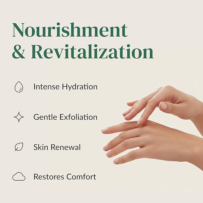 Epielle Nourishing Hand Mask 6 Pairs, Repair and Soften with Hemp & Rosemary Extract, Deep Moisturizing Gloves for Dry, Cracked Hands, Self Care Gifts for Women, Spa Kit, Easter Basket Stuffers