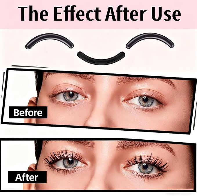 100 Pack Compatible with Shu Uemura Curler Refills,Silicone Eye Lash Curlers Refill Pads Compatible with Shu Uemura Eyelash Curler,Black.