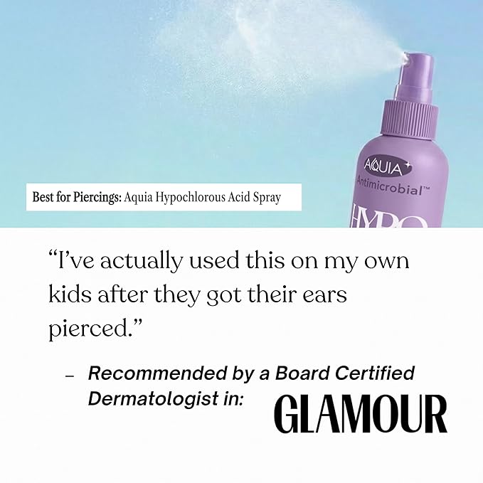 Hypochlorous Acid Spray for Face and Skin; Facial Cleanser | 8oz Face Mist Hypochlorous Acid Spray for Skin, Acne, Rash, Eczema, Wound | Antimicrobial Facial Cleanser Acne Sprays; Smart Skincare