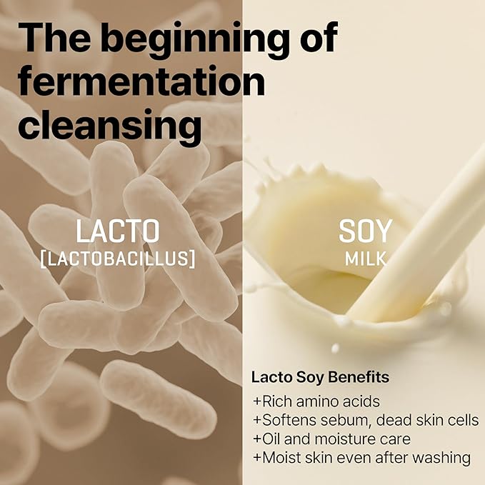SOME BY MI Lacto Soy Low pH Morning Cleansing Bar – 3.17oz, 90g - Korean Vegan Bar Soap with Blackhead & Oil Control – Enriched with Soy Protein & Probiotics to Support Skin Barrier – Korean Skin Care