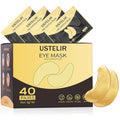 Under Eye Patches, 40 Pairs Eye Mask for Dark Circles, Puffy Eyes, Undereye Bags,Wrinkles,Eye Mask Patches with 24K Gold, Eye Treatment Skin Care for Men & Women Gift