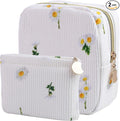 2-Pack Period Bag for Women Girls, Portable Corduroy Sanitary Napkin Storage Bag Period Pouch Small Discreet Menstrual Pouch, Sanitary Pads Period Kits Tampons Holder for First Period