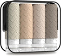 Travel Bottles for Toiletries, TSA Approved Silicone Travel Size Containers for Toiletries, BPA Free Leak Proof Refillable Essentials Accessories, Shampoo and Conditioner Bottles (Cream)