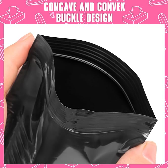 Sanitary Napkin Disposal Bags, 120 Pcs Black Feminine Sanitary Napkin Storage Bag, Sealed Opaque for Privacy, Block Odors