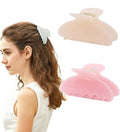 2 Pcs Small Medium Hair Claw Clips for Women Acetate Claw Hair Clips for Thin Fine Thick Hair