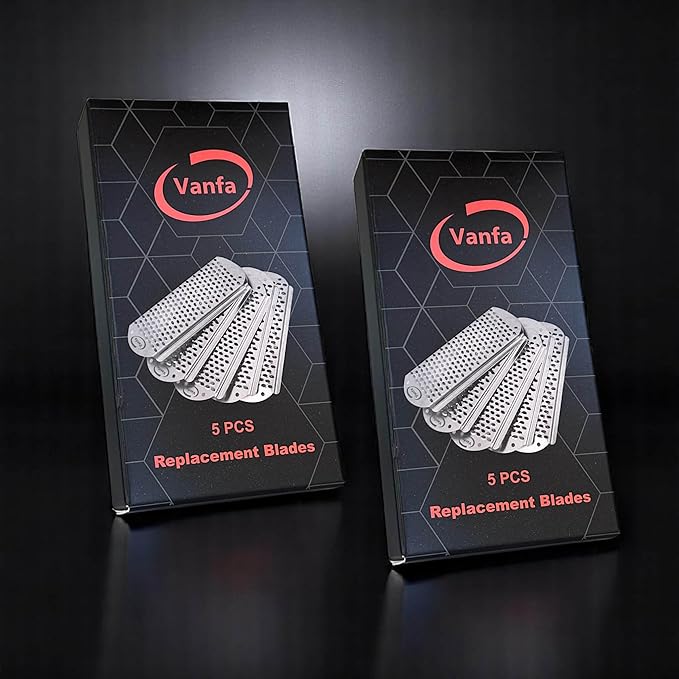 Vanfa Replacement Blades #79018 for Pedicure Foot File Scrubber Callus Remover (Pack of 10)