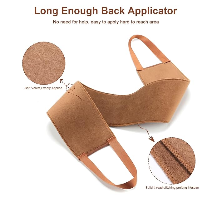 Self Tanner Back Applicator - Back Tanning Applicator for Easy Self Tan Back Applicator Application, Back Applicator for Self Tanning, Lotion, Cream & Moisturizer for Smooth Coverage