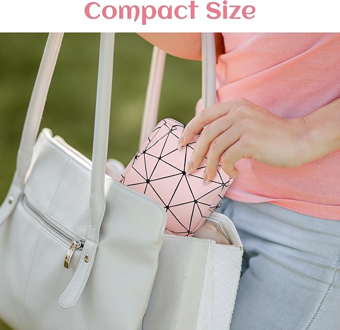 4Pcs Sanitary Napkin Storage Bag, Portable Period Bag for Teen Girls Woman, Pad Pouch Tampon for Purse, Reusable Zipper Period Pouches for Teen School Office Travel Feminine Care Organizer, Diamond