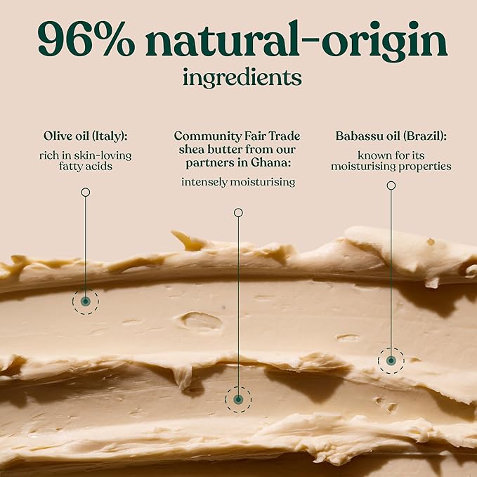 The Body Shop Olive Body Butter – Nourishing & Moisturizing Skincare for Very Dry Skin – Vegan – 6.75 oz