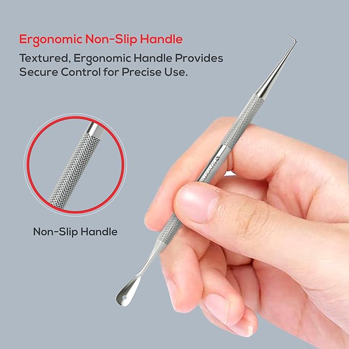 Suvorna Skinpal Milia Remover, Milia Extractor, Acne Needle, Cyst Removal, Blackhead and Whitehead Removal, Pimple Popper Tool, Pimple Extractor, Blemish Remover Tool and Comedone Extractor.