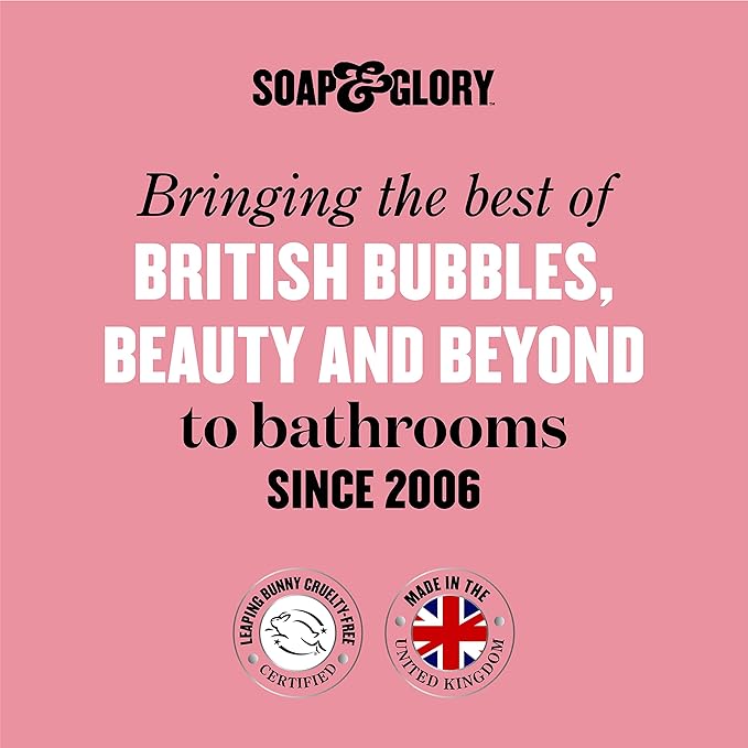 Soap & Glory Original Pink Moisturizing Body Lotion Pump - Lightweight Body Moisturizer for Dry Skin - With Shea Butter, Vitamin E & Aloe Vera for Soft, Hydrated Skin - Rose & Bergamot (16.9 fl oz)