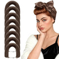 Heatless Curls Overnight Set - 8PCS Jumbo Velvet Hair Rollers to Sleep In, No-Damage Flexi Rods for Beautiful, Effortless Curls and Waves for Women