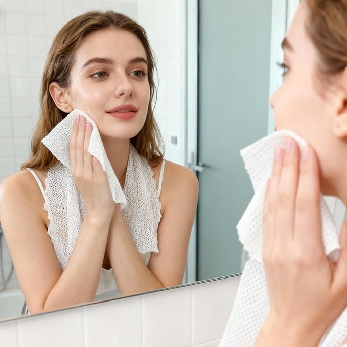 50 PCS Compressed Towel, Disposable Compressed Towel Tablets,Individually Packed,Coin-Sized Face Towels for Travel, Camping and Outdoor Sports