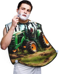 Magic Mushrooms Print Beard Bib Shaving Apron, Beard Hair Trimming Cape Gift For Dad