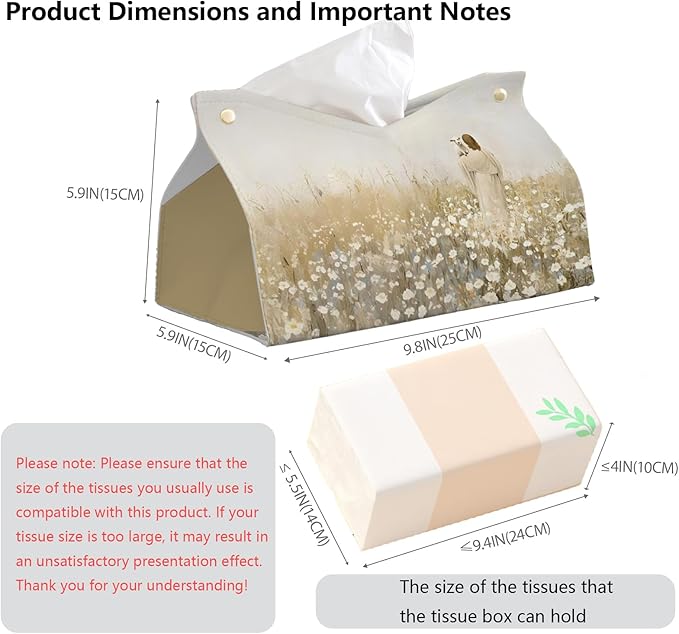 Jesus Leather Tissue Box Cover Rectangle,Christian Toilet Paper Box Holder,Christian Religious Decorative Facial Paper Case for Living Room Bathroom Kitchen Office Desk,9.8x5.9x5.9In