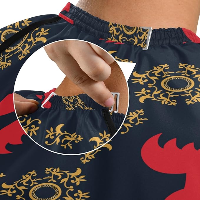 visesunny Professional Barber Cape Polyester Hair Cutting Salon Cape Apron Anti-Static Beard Bib Grooming Apron