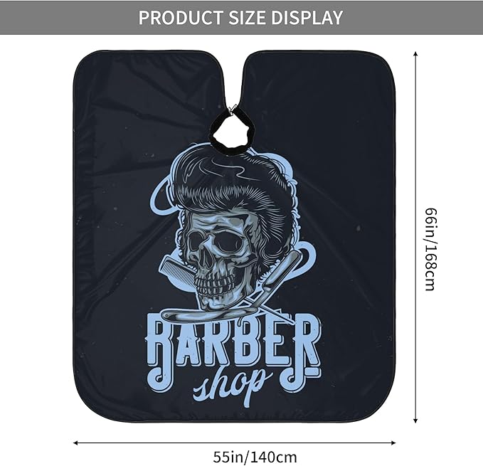 Adult Barber Cape, Professional Salon Haircut Capes, Haircut Kit Hairdressing Apron for Home Salon Barbershop