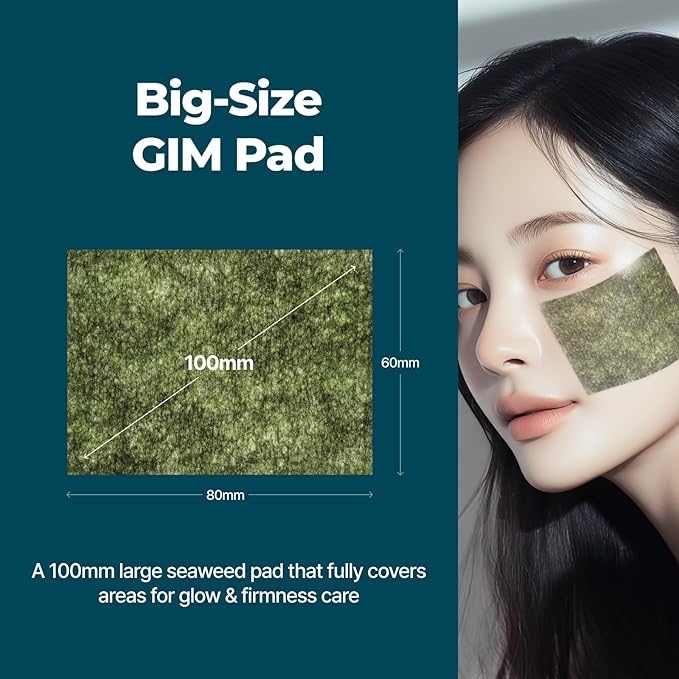 ISNTREE GIM PDRN Boosting Glow Toner Pad | Hydrating & Firming Dual-Sided Facial Pads with Korean Seaweed (GIM) PDRN | Pore Tightening, Smooth Makeup Base | Korean Skin Care, 70 Pads (1 Pack)