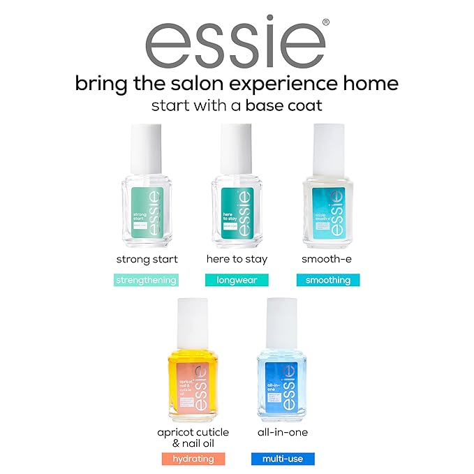 essie Good to Go Top Coat, Fast Dry + Shine Nail Polish, 0.46 Ounces (Packaging May Vary)