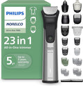 Norelco Philips All-in-One Series 7000 23-Piece Trimmer - Electric Shaver and Clipper for Face, Beard, Head & Body, Self-Sharpening Titanium Blades, 26 Length Settings (0.5-16 mm), MG7970/49