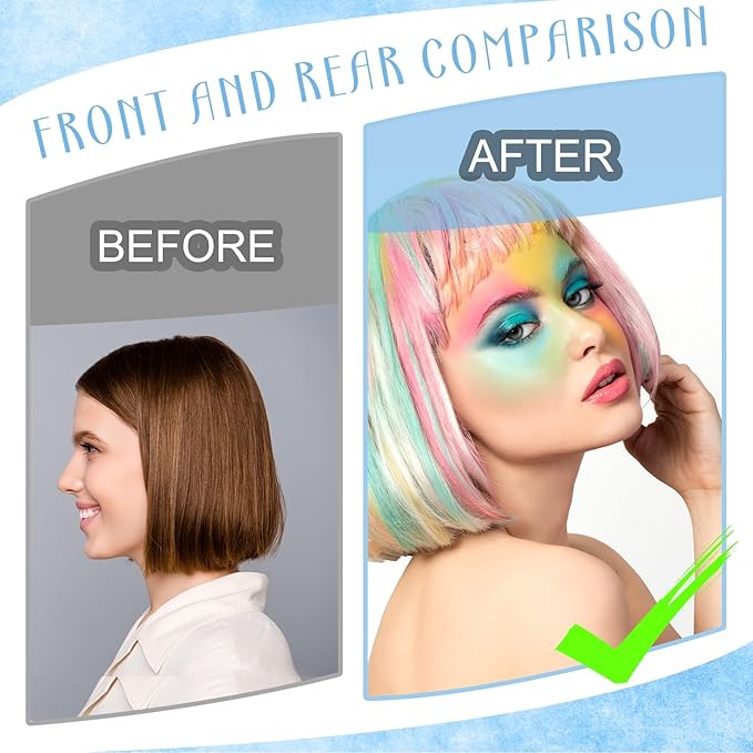 Jexine 2 Pcs Hair Coloring Highlighting Cap Reusable Silicone Highlight Cap with Holes and Hook for Hair Coloring, Frosting, Hairdressing & Highlighting, Salon Tools Kit(Blue)