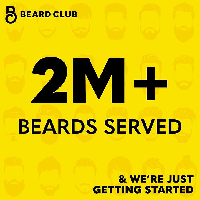 The Beard Club Fresh Water Body Wash: Invigorating All-in-One Shower Gel for Men, Deep Cleansing & Moisturizing Formula, Sulfate-Free, with Natural Essential Oils, 4 fl oz