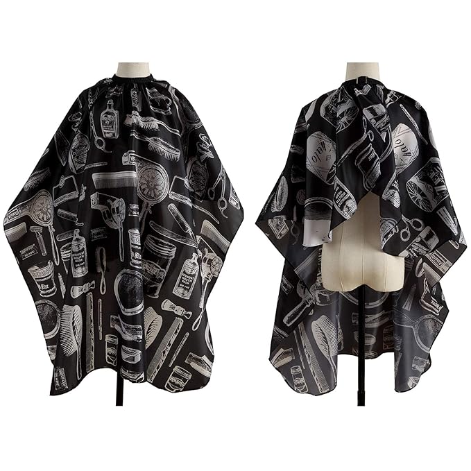 Hedume 6 Pack Waterproof Salon Cape - Professional Hairdressing Cape for Cutting, Dyeing, Perming, Hair Mask and Care