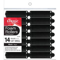 Annie Foam Hair Rollers 5/8 Inch Small, 14 Count Soft Sponge Curlers for Heatless Curls, No Pins or Clips Needed, For Wet or Dry Hair, Tight Defined Curls
