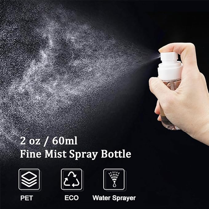 Cosywell Travel Bottles for Toiletries 9PCS Shampoo Bottles TSA Approved Toiletry Bottle Leakproof Plastic Cream Jars Refillable Cream Lotion Travel Essential Toiletrie(White)