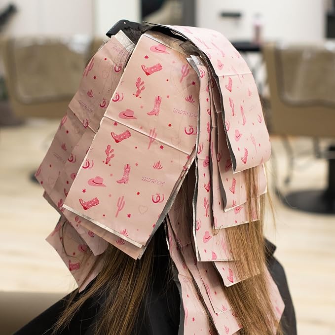 FRAMAR Howdy Hair Foil – Hair Foils For Highlighting, Pop Up Foil For Hair Highlighting, Salon Foils For Hair Highlighting Kit, Long Hair Foils For Bleach, Salon Foils For Hair Stylist – 500