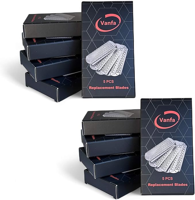 Vanfa Replacement Blades #79018 for Pedicure Foot File Scrubber Callus Remover (Pack of 50)